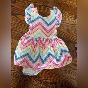 Little sleepies 12-18 twirl Chevron